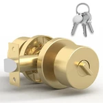Mega Buena Entry Door Knobs 1 Pack Reversible Gold Locking Satin. Fixed Price $104.35.