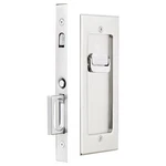 Emtek 2115US15 Satin Nickel Privacy Pocket Door Lock - Modern Rectangular Collec. Fixed Price $205.99.