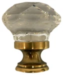 Emtek 86012US7 Diamond 1-1/4" Round Cabinet Knob French Antique. Fixed Price $19.15.