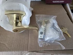 Baldwin 5265 003 Rent Keyed Entry Tahoe Lever Lock Set Polished Brass Right Hand. Fixed Price $169.99.