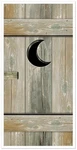 Outhouse Door Cover Of Size 5' X 30" For Halloween - Beistle. Fixed Price $19.35.