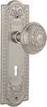 Nostalgic Warehouse Meadows Plate With Keyhole Egg & Dart Knob, Passage - 2.375". Fixed Price $150.00.