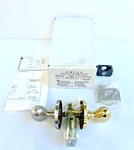 Emtek 8200 Egg Privacy Door Knob Set US15 Satin Nickel & US3 Polished Bronze Nos. Fixed Price $114.88.