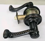 Emtek 5101 Rope Entry Lever Oil Rubbed Bronze Left Hand, 2 3/8" Backset. New. Fixed Price $188.00.