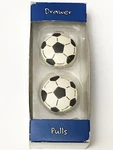 Set Of 2 Sports Balls Soccer Kids Cabinet Knob Drawer Pulls Hardware. Fixed Price $7.99.