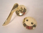 Yale Heritage Norwood Nw-dummy Lever Left Hand Gold D10984-993HW. Fixed Price $14.00.