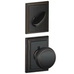 Schlage F94AND716ADD Aged Bronze Interior Pack Andover Knob Dummy. Fixed Price $69.59.