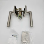 Emtek Stuttgart Right Hand Privacy Lever Set Satin Nickel 5210STURHUS15. Fixed Price $96.89.
