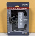 Univeral Hardware UH40098 Commercial Keyed Entry Door Lever Handle Set Black. Fixed Price $23.99.