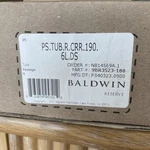 Baldwin PS.TUB.R.CSR.190.6L.DS Satin Black-polished Rosette Door Knob Assembly. Fixed Price $40.00.
