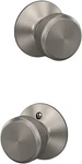 (lot Of 6) Schlage F10 Bwe 619 Bowery Door Knob Hall & Closet Satin Nickel. Fixed Price $60.00.