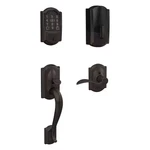 Camelot Aged Bronze Encode Plus Smart Wifi Deadbolt Handleset Grip With Acce. Fixed Price $424.48.