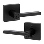 Kwikset Halifax Square Matte Black Keyed Entry Door Handle W/ Smartkey Security. Fixed Price $29.95.