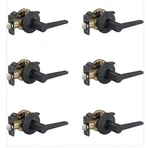 Amazon Basics Manchester Matte Black Door Lever Handles - 6 Pack Brand New. Fixed Price $85.00.