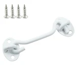 Waziaqoc 4 Inch Hook And Eye Latch, Stainless Steel Heavy Duty Barn Door Lock.... Fixed Price $9.81.