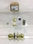 Copper Creek BK2020PB Ball Passage Door Knob, Polished Brass E14-21. Fixed Price $10.75.