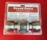 Duratron DLK7701S Keyed Entry Door Knob Lock Satin Nickel Finish Ansi Gr 3 New. Fixed Price $13.01.