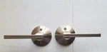 Lot Of 2 Schlage Latitude Universal Hand Rh Dummy Inactive Lever Satin Nickel. Fixed Price $29.99.