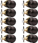Oil Rubbed Bronze Door Knobs For Hall & Closet - 10 Pack. Fixed Price $132.99.
