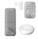 Milocks Pentagon Brushed Nickel Wifi Bluetooth Single Cylinder Handleset Smart. Fixed Price $69.99.