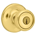 Kwikset 400M3CPK6 Keyed Entry Knob, Polished Brass. Fixed Price $28.22.