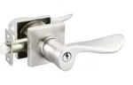 Emtek 512234LURHUS15 Keyed Right Handed Luzern Lever Square Rose Satin Nickel. Fixed Price $126.65.