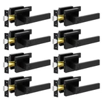 Kamota Privacy Levers, 8 Pack Matte Black Handles Bed Bath Door.... Fixed Price $136.13.