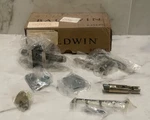 Baldwin ENSQUCSR260 Keyed Entry Door Lever Set Square Contemporary Rose. Fixed Price $92.00.