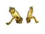 Emtek Victoria Double Keyed Sideplate Lockeset Rope Lever Handle Lh French Antiq. Fixed Price $129.35.