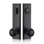 Flirabbit Modern Front Door Handle, Matte Black Entry Knobs With Single .... Fixed Price $122.27.