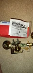 Front/back Keyed Entry Door Knobs, Gold, Anti-tarnish Finishlifetime Guarantee.. Fixed Price $29.95.