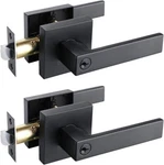 Home Improvement Direct Keyed Alike Entry Door Lever 2 Set Zinc Alloy Matteblack. Fixed Price $23.99.