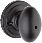 Kwikset 730L-V1 Laurel Knob Privacy Door Lock With New Chassis Matte Black. Fixed Price $49.99.