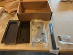 Emtek 211419 7-1/4 Inch Height Passage Pocket Door Mortise Lock Flat Black. Fixed Price $135.15.