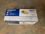 Shield Security Privacy Door Knob Lockset, Polished Brass - New. Fixed Price $12.99.