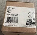 Kwikset 488P 11P Polo Half-dummy Knob In Venetian Bronze 94880-568. Fixed Price $7.99.