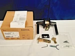 Emtek 5122HLORHUS19 Helios Keyed Lever Flat Black With Square Rosette *read*. Fixed Price $70.10.