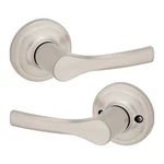 Door Handle Lever Passage Reversible Satin Nickel Kwikset Henley 92001 Interior. Fixed Price $46.99.