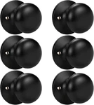 6 Pack Matte Black Dummy Door Knobs Round Interior Modern. Fixed Price $62.63.