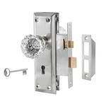 Newliplace Upgraded Mortise Lock Set For Interior Door, Antique Vintage Style Cr. Fixed Price $57.12.