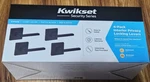4X Kwikset Casey Privacy Locking Door Bed & Bath Handle Matte Black 93002-068. Fixed Price $64.99.