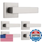 Probrico 5 Pack Stain Nickel Dummy Handle For Closets French Doors Square. Fixed Price $78.57.