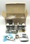 Single Cylinder Keyed Entry Schlage J54-STR Stratus Door Knob Set Nickel Nib. Fixed Price $23.95.