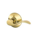 Schlage F170 Acc 605 Rh Lever Lockset Half Dummy Grd. 2 Polished Brass. Fixed Price $9.99.
