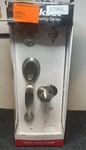 Kwikset Dakota Satin Nickel Door Handleset With Polo Knob Smartkey Security. Fixed Price $39.87.