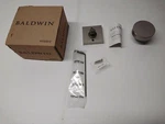 Baldwin HD.CON.CSR.150 Modern Single Dummy Door Knob With Square Trim. Fixed Price $43.99.