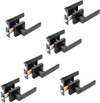 Matte Black Privacy Door Handles - 6 Pack Heavy Duty Interior Knobs. Fixed Price $92.99.