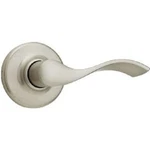 (4)-KWIKSET Satin Nickel Balboa Passage Door Knob Lever 200BL 15 Cp V1. Fixed Price $121.98.