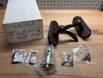 New In Open Box Emtek Durango 7107 Lh Bronze Lever Handle W/ #2 Rosette.. Fixed Price $49.99.