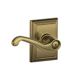 Schlage F40FLA609ADD Addison Collection Flair Privacy Lever, Antique Brass. Fixed Price $75.51.